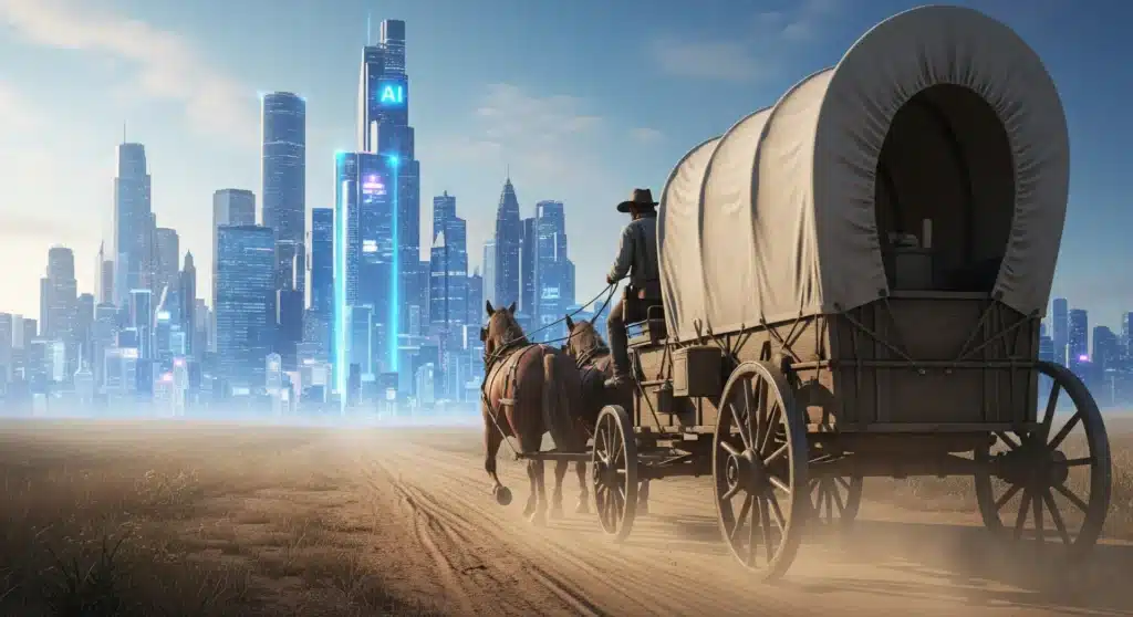 a pioneer heading to an AI future